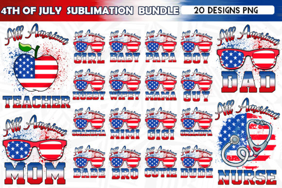 4th of July Sublimation Bundle Part 2