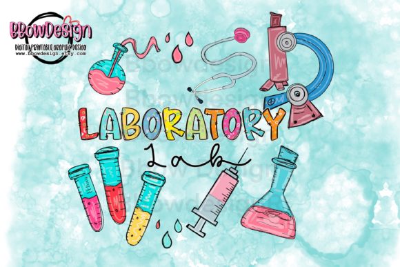 Leopard Laboratory Tech Sublimation PNG: Graphics for Crafts
