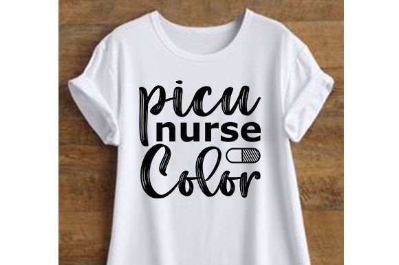 Nurse SVG Design, -picu Nurse Color