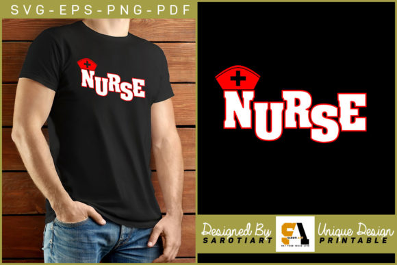 Nursing Cutting Files T-shirt Design PNG