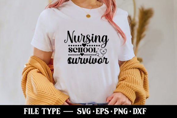 Nursing School Survivor - Nurse SVG