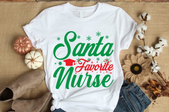 SANTA FAVORITE NURSE SVG VECTOR