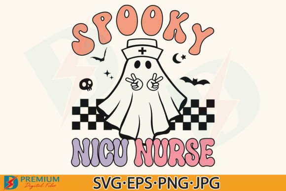 Spooky NICU Nurse SVG: Graphics for T-Shirt Designs
