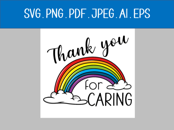 Thank You for Caring Graphics and Crafts